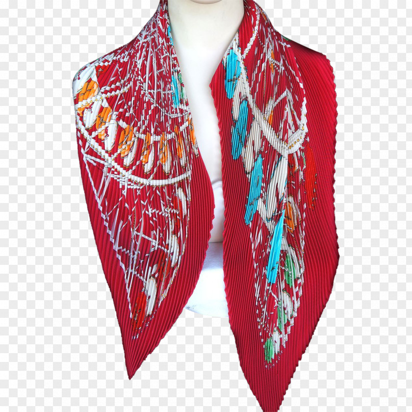 Scarf Shawl Neck Magenta Stole PNG