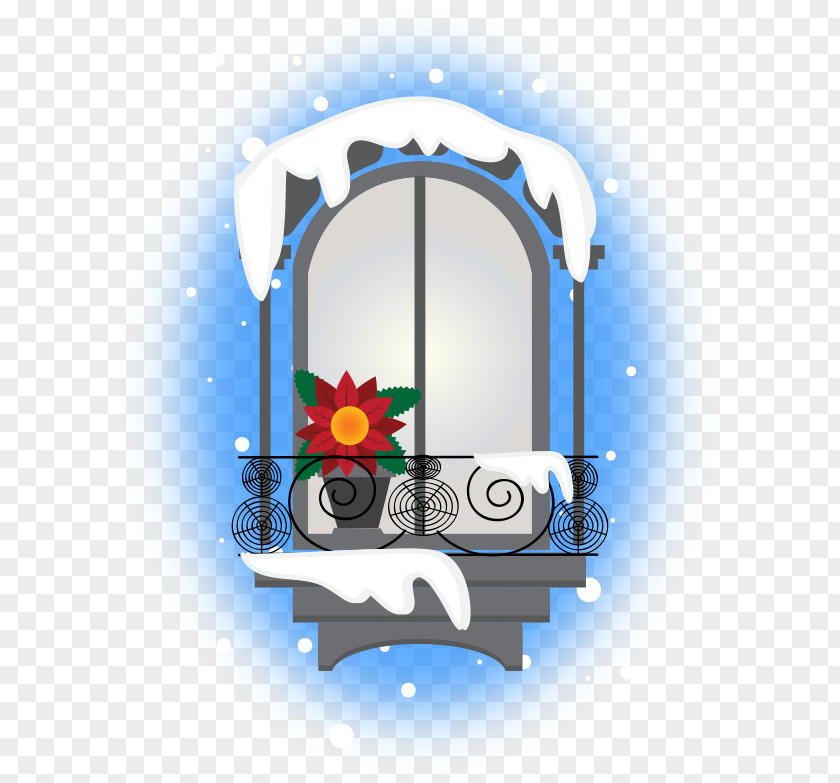 Christmas Window Clip Art PNG