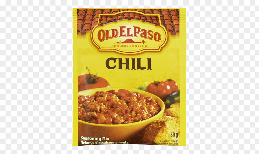 Chutney Taco Old El Paso Seasoning Chili Powder PNG