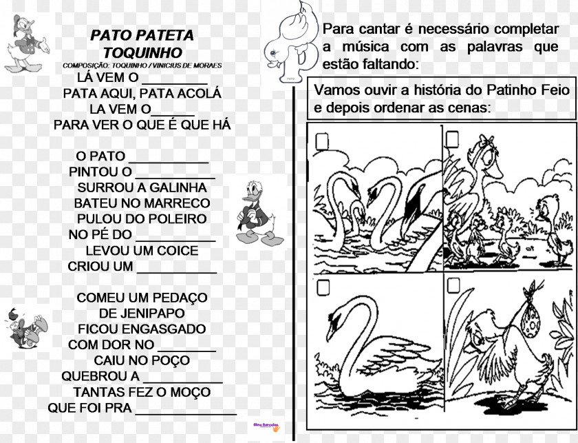 Jornal O Pato Text Poetry The Ugly Duckling Poema PNG