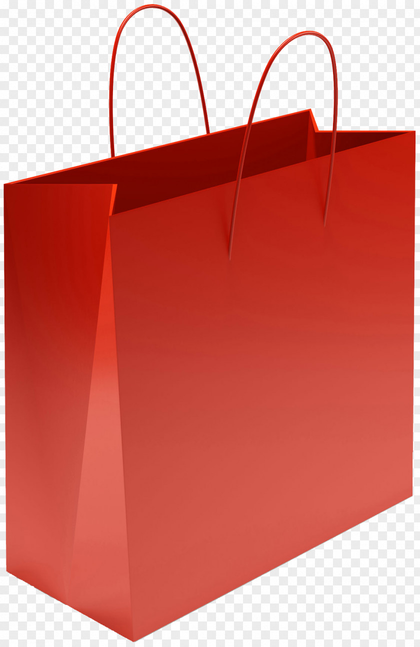 Red Shopping Bags Paper Reusable Bag PNG