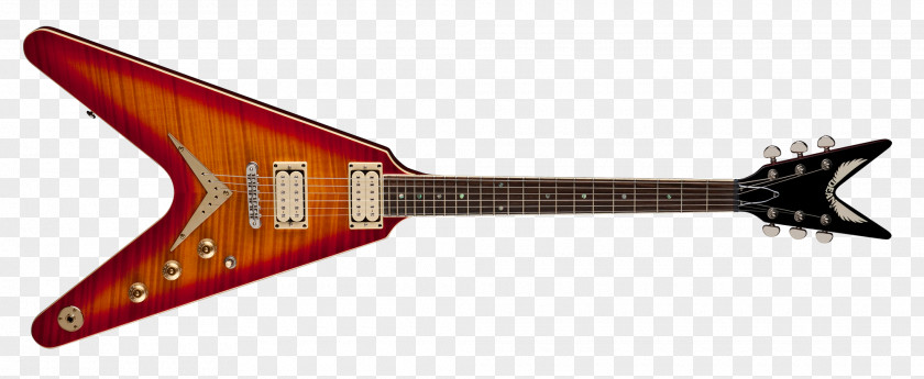 Electric Guitar Dean ML V Gibson Flying Guitars PNG