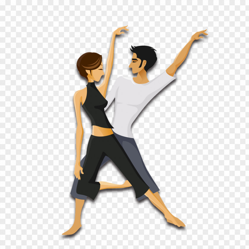 Sports Men And Women Dance Wallpaper PNG
