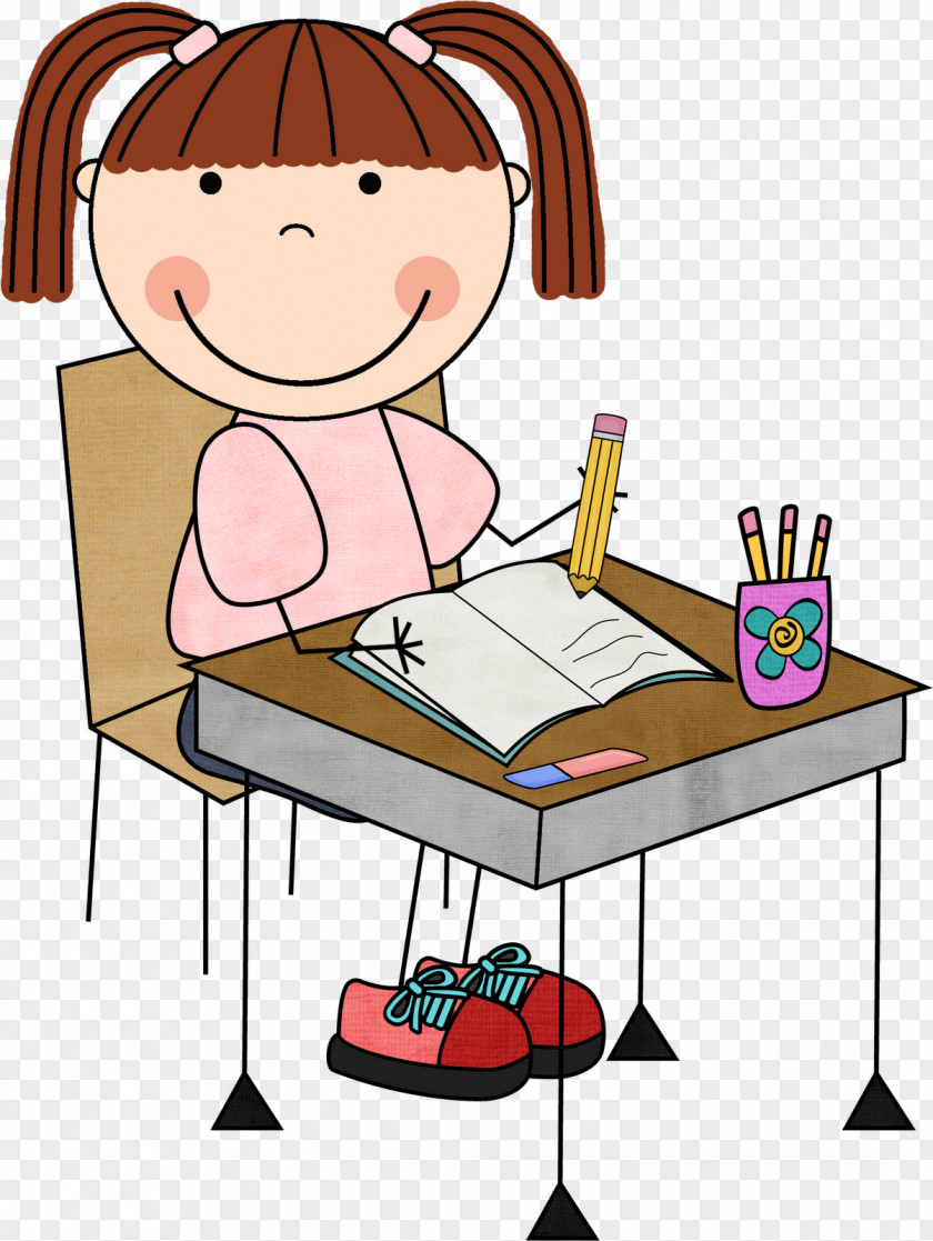 Working Today Cliparts Free Writing Child Clip Art PNG