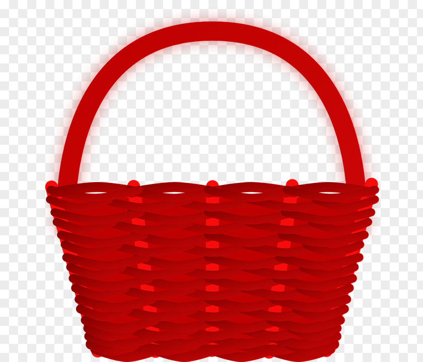 Bascket Red Basket Clip Art PNG
