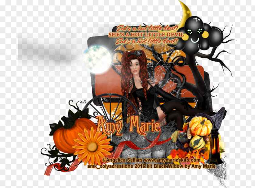 Black Widow Graphic Design Art Desktop Wallpaper PNG