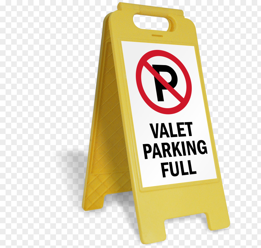 Valet Parking Wet Floor Sign Warning PNG