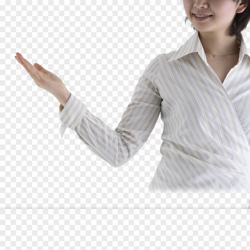 Business Ladies Welcome Gestures Gesture Wart Service Hand Photography PNG