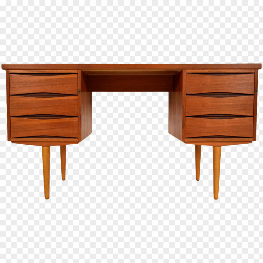 Design Desk Wood Stain Drawer PNG