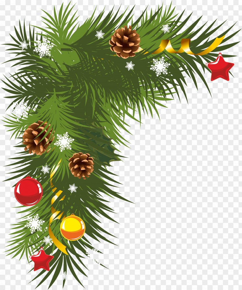 Fir-tree Christmas Pine Branch Clip Art PNG