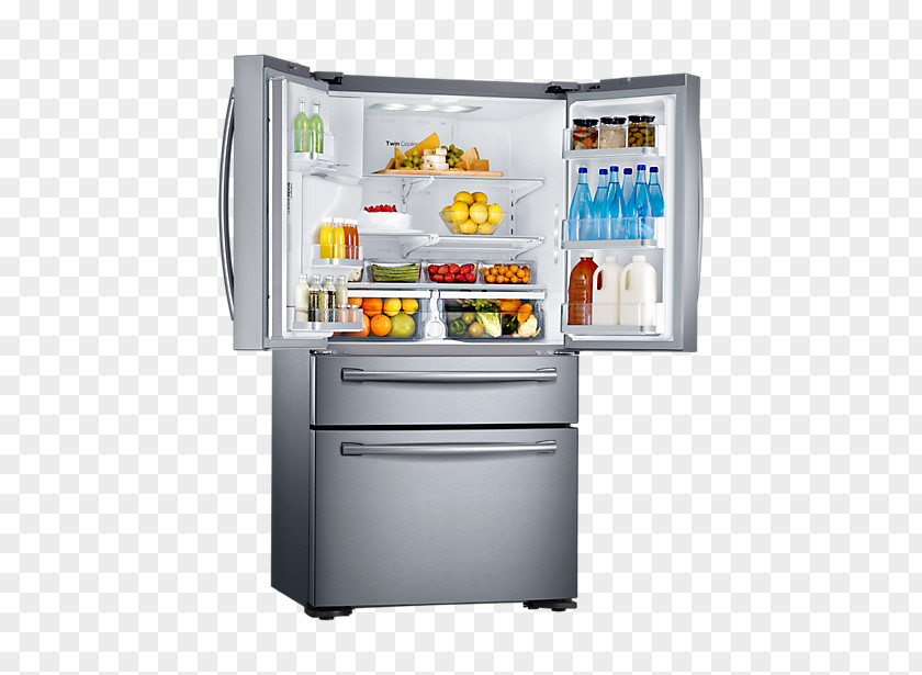 Refrigerator Freezers Samsung RF24H RF24FSEDB PNG