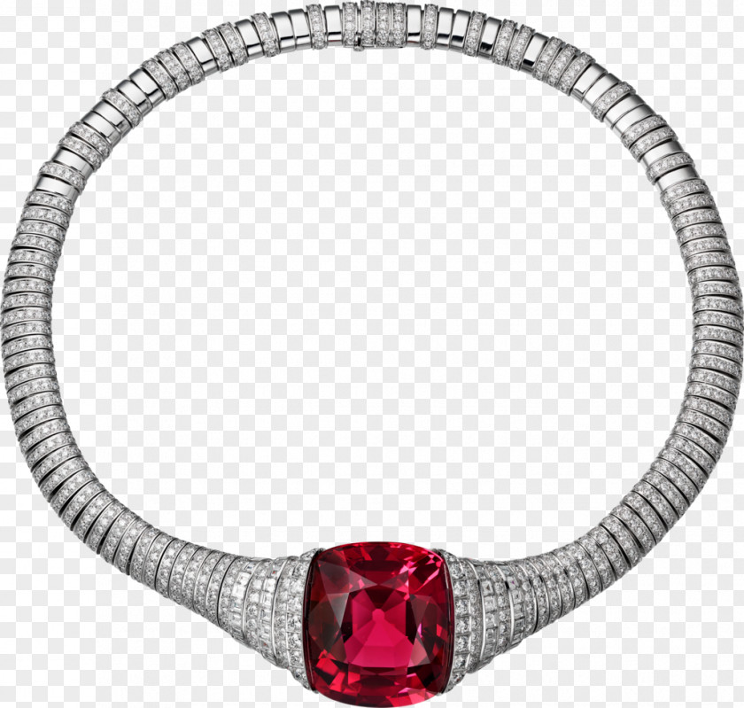 Ruby Necklace Jewellery Gold Cartier PNG