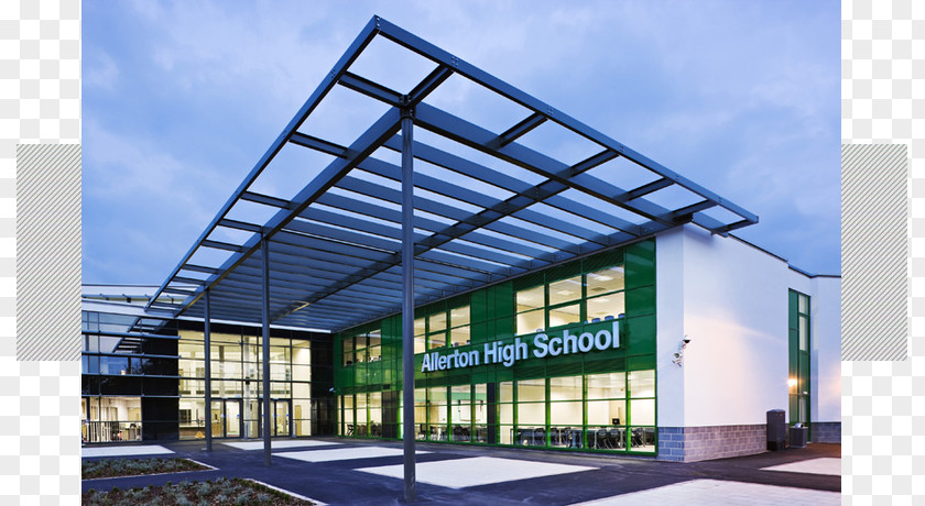 Technology Stripes Allerton High School Architecture National Secondary Roof PNG