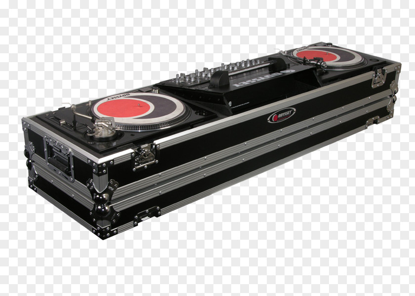 Turntable Two Turntables And A Microphone DJ Mixer Turntablism Audio Mixers Disc Jockey PNG