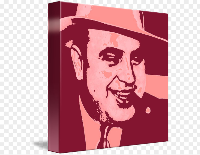 Al Capone Poster Art Portrait PNG