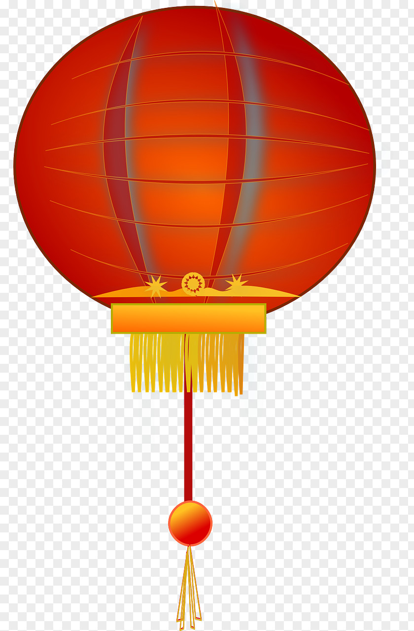 Chinese New Year Paper Lantern Clip Art PNG