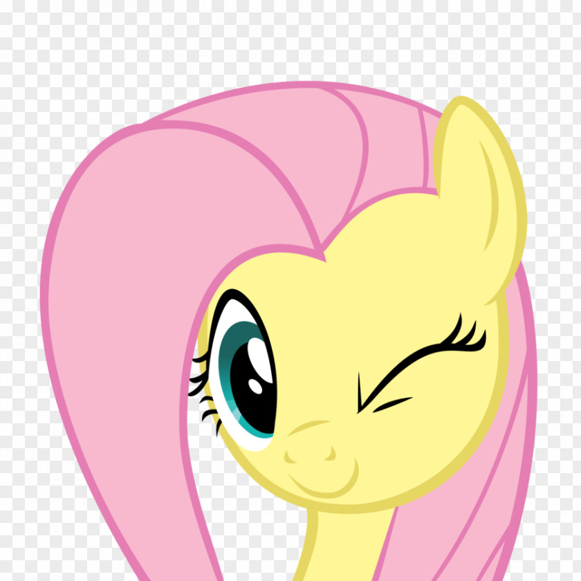 My Little Pony Fluttershy Twilight Sparkle Wink DeviantArt PNG