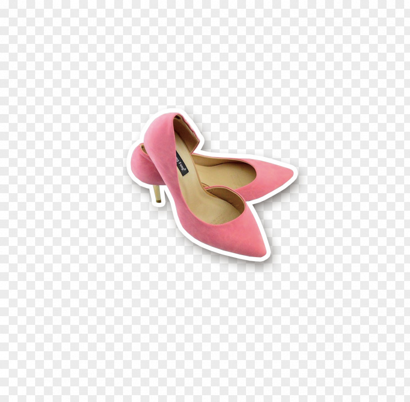 Pink Thin Heels High-heeled Footwear Download Shoe PNG