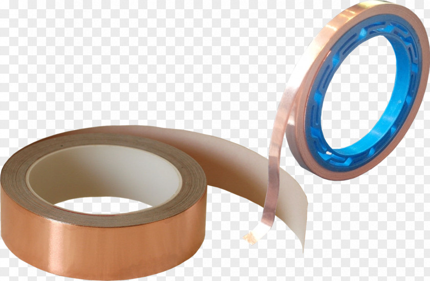 Silver Adhesive Tape Copper Electrical Conductor Conductivity PNG