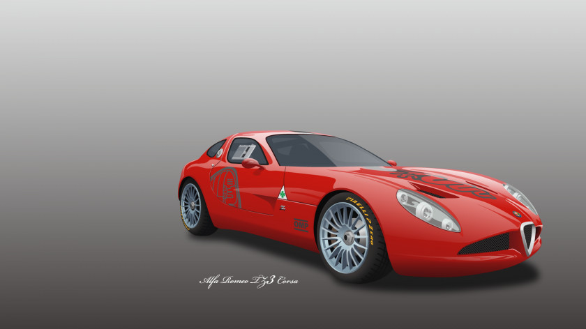 Alfa Romeo 8C Competizione Sports Car Brera And Spider PNG