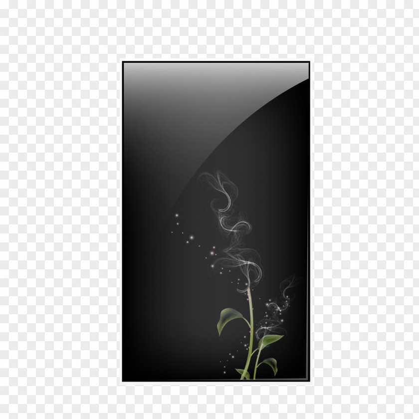 Creative Black Frame Picture PNG