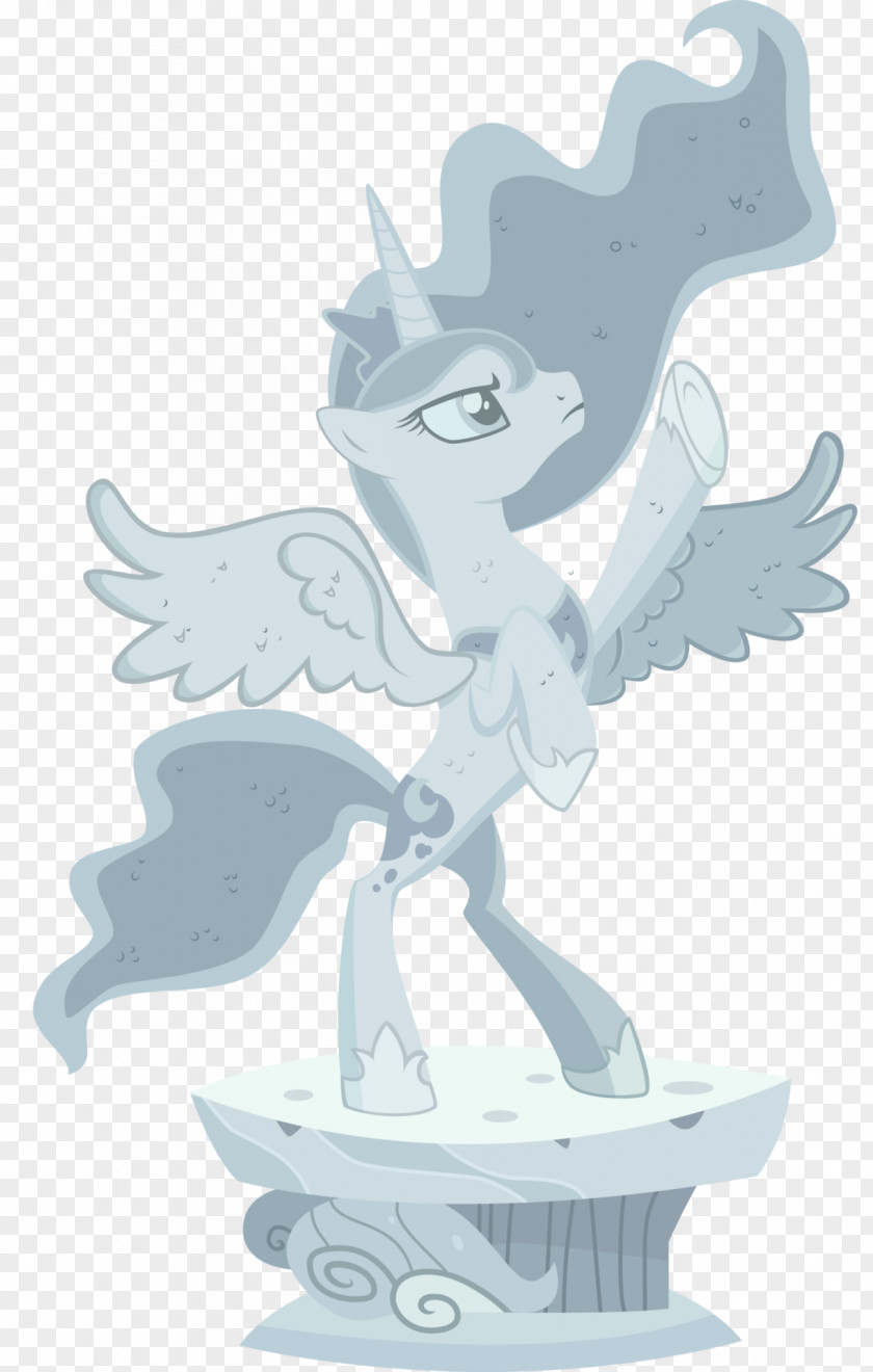 My Little Pony Twilight Sparkle Princess Celestia Luna Statue PNG
