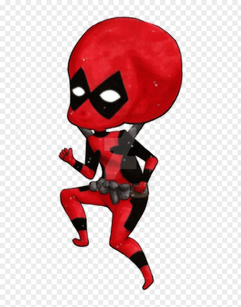 Deadpool Head Supervillain Figurine PNG