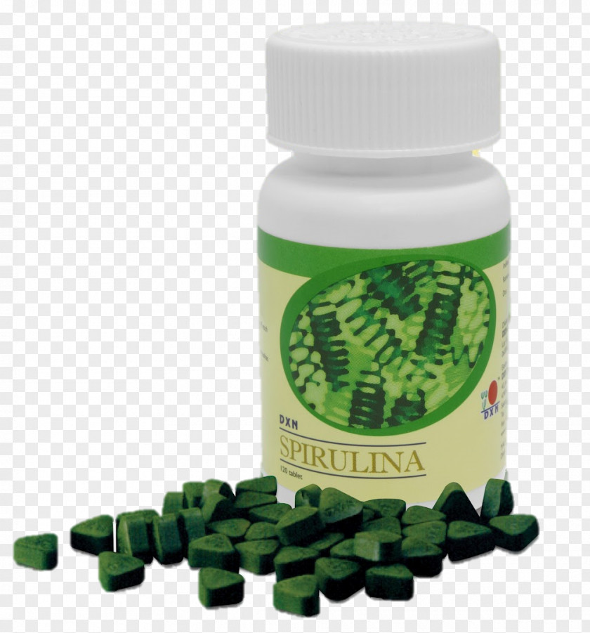 Tablet Dietary Supplement Lingzhi Mushroom Spirulina DXN PNG