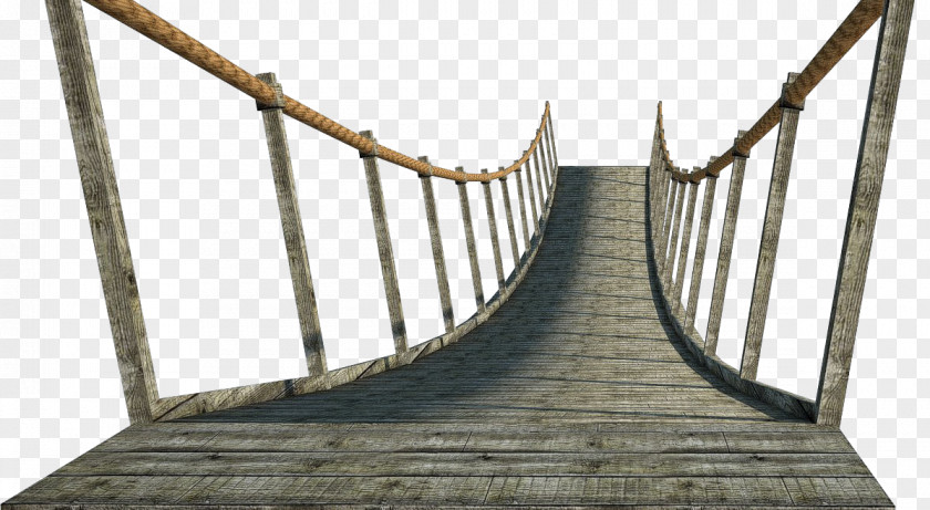 Bridge Suspension Timber Inca Rope PNG