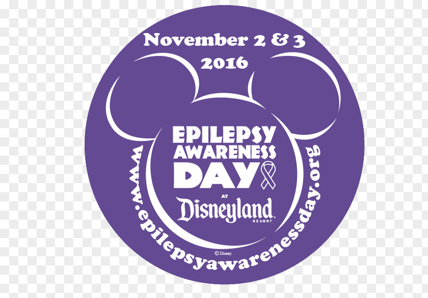 Epilepsy Awareness Day At Disneyland Brand Logo Font Product PNG