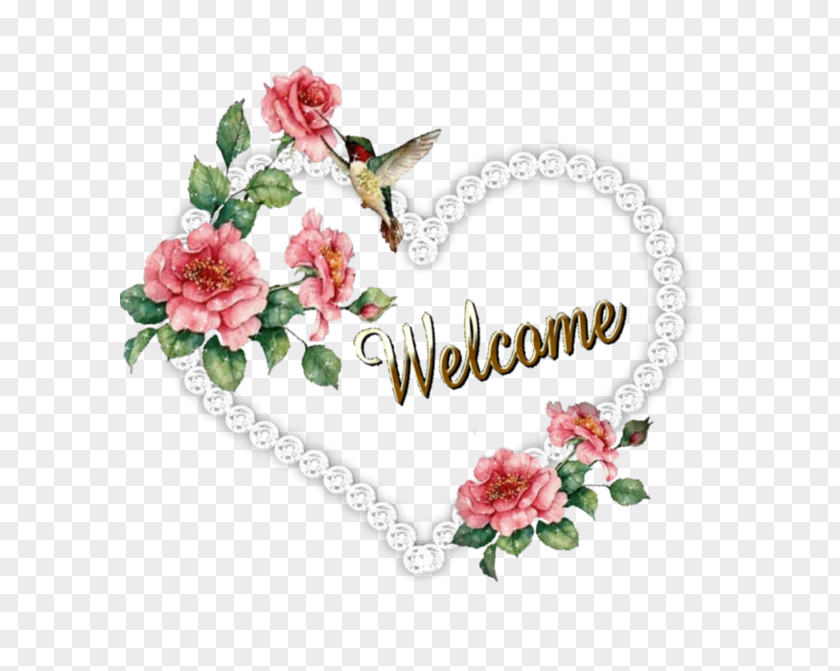 Welcome Wreath Flower Garden Roses Centerblog PNG