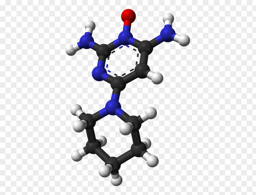 Beard Minoxidil Chemical Formula Compound Pharmaceutical Drug Molecule PNG