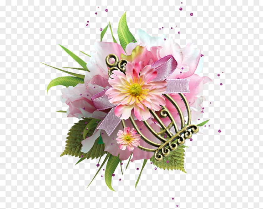 Painted Flowers Cut Floral Design Floristry Clip Art PNG