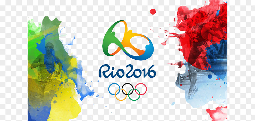 Rio Olympic Watercolor Background 2016 Summer Olympics Opening Ceremony 2012 De Janeiro 2014 FIFA World Cup PNG