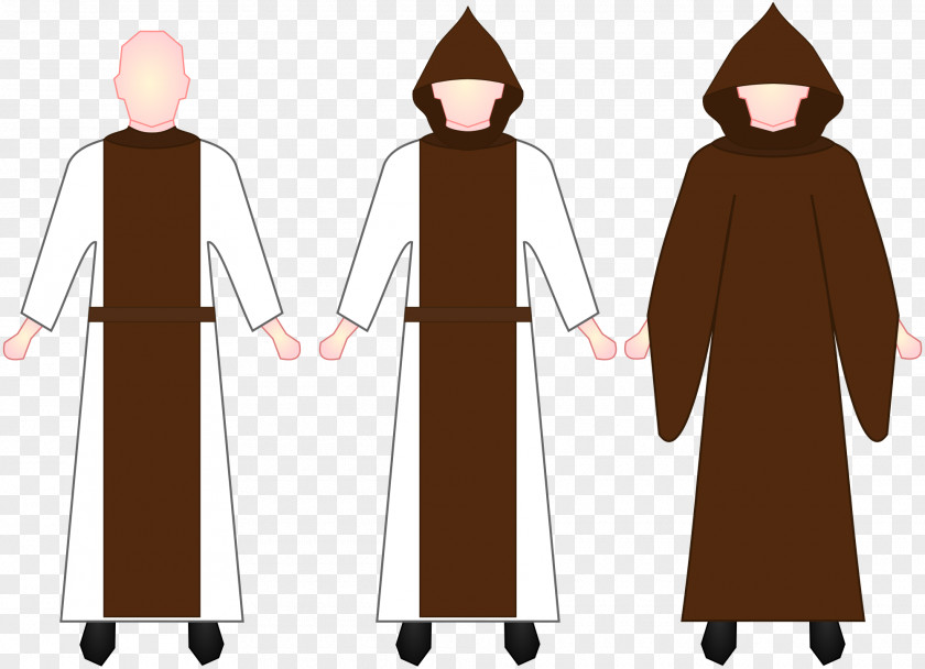 Two Kinds Of People Religious Habit Hieronymites Order Monk Scapular PNG