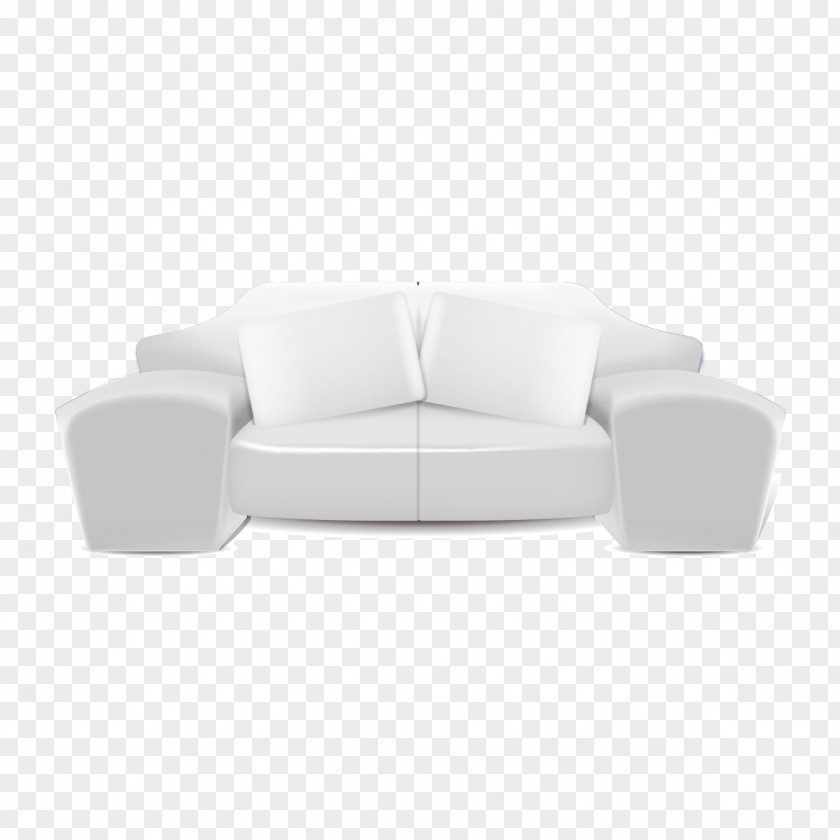 White Sofa Style Table Couch Chair Pattern PNG