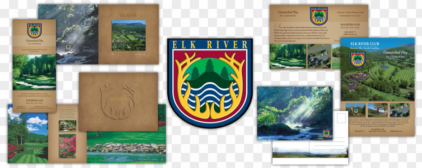 Elk River Club Graphic Design Advertising VanNoppen Marketing Brand PNG