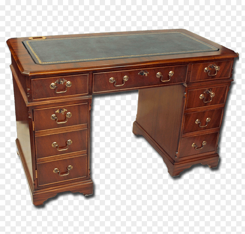 Four Corner Table Computer Desk Pedestal Partners PNG