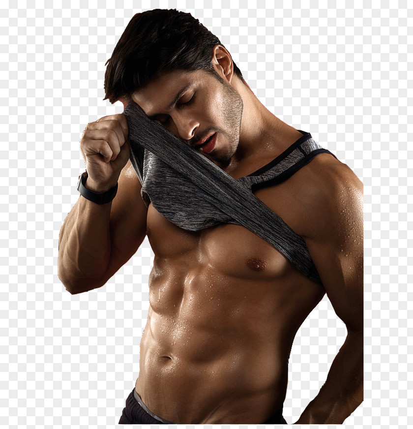 Handsome Male Muscular Fitness Electrical Muscle Stimulation Toning Exercises Hypertrophy Rectus Abdominis PNG