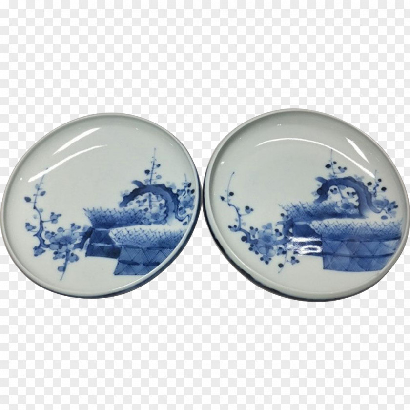 Hirado Ware Porcelain Blue And White Pottery Mikawachi Plate PNG