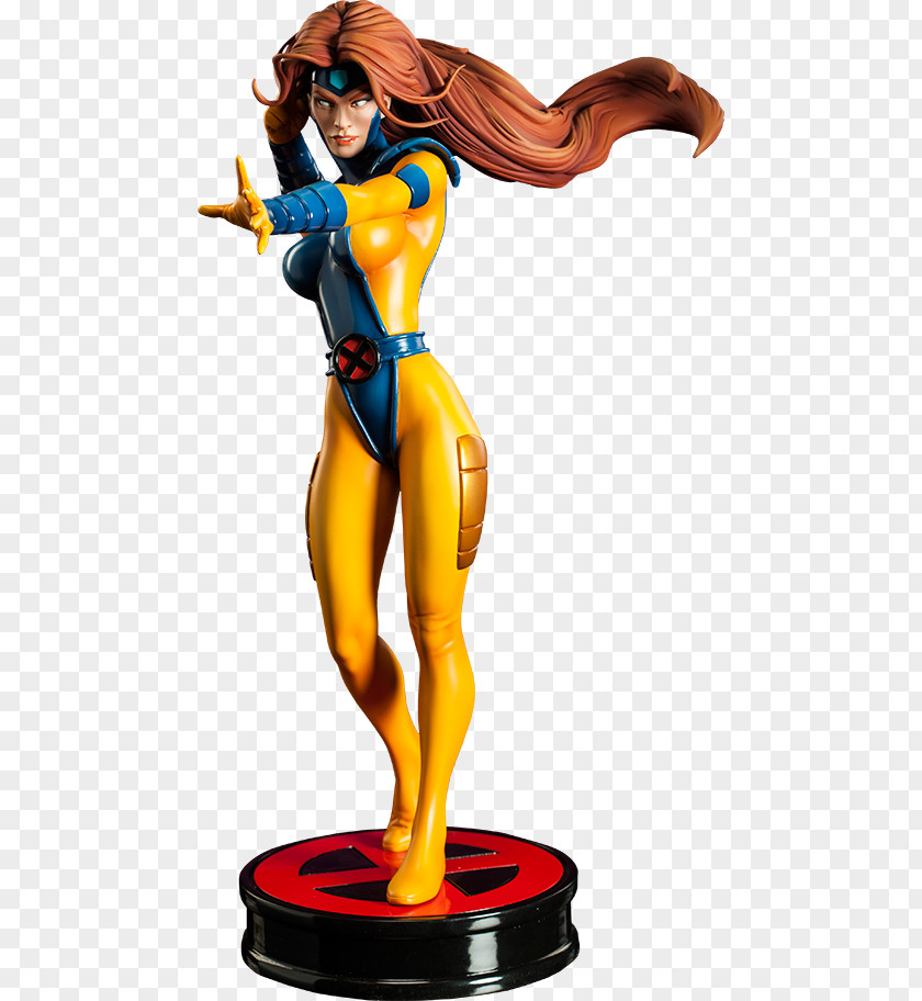 Jim Lee Jean Grey Cyclops Figurine Sideshow Collectibles Marvel Comics PNG