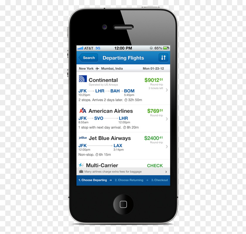 Airline Tickets IPhone 4S Apple PNG