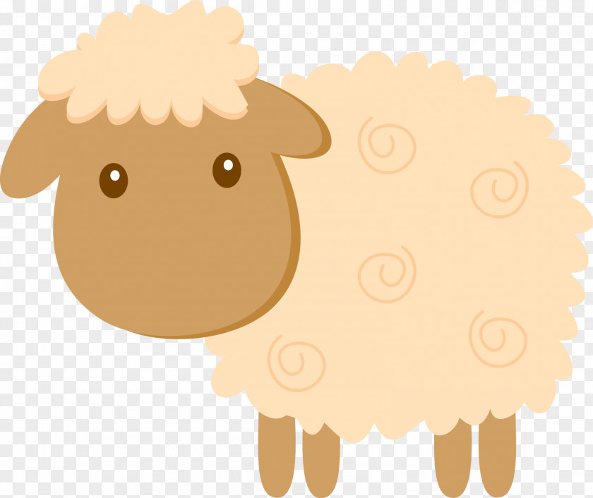 Cute Animals Sheep Cattle Goat Clip Art PNG