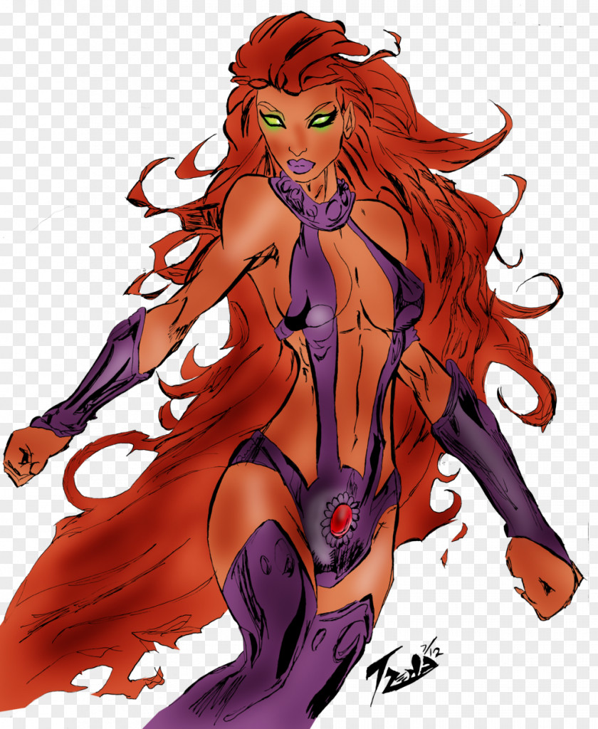 Raven Starfire DC Comics Cartoon PNG