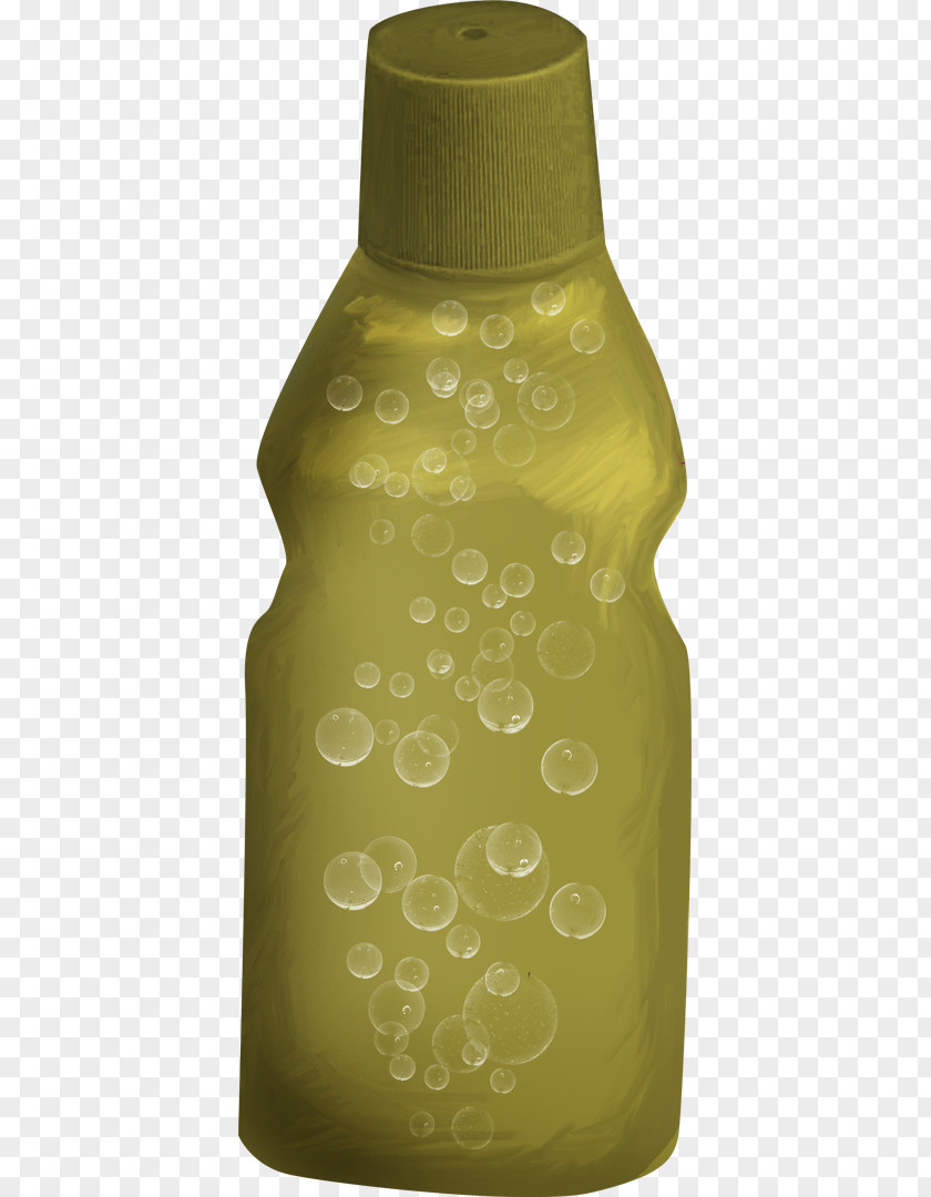 Bubble Bottle Cartoon Liquid Glass PNG