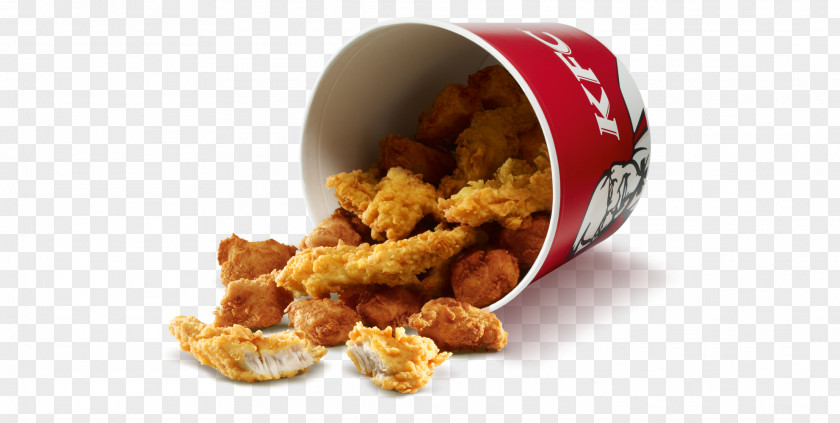 Bucket KFC Fast Food Chicken Fingers Nugget Coleslaw PNG