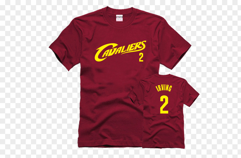 Kyrie Irving Sports Fan Jersey Cleveland Cavaliers T-shirt Fashion PNG
