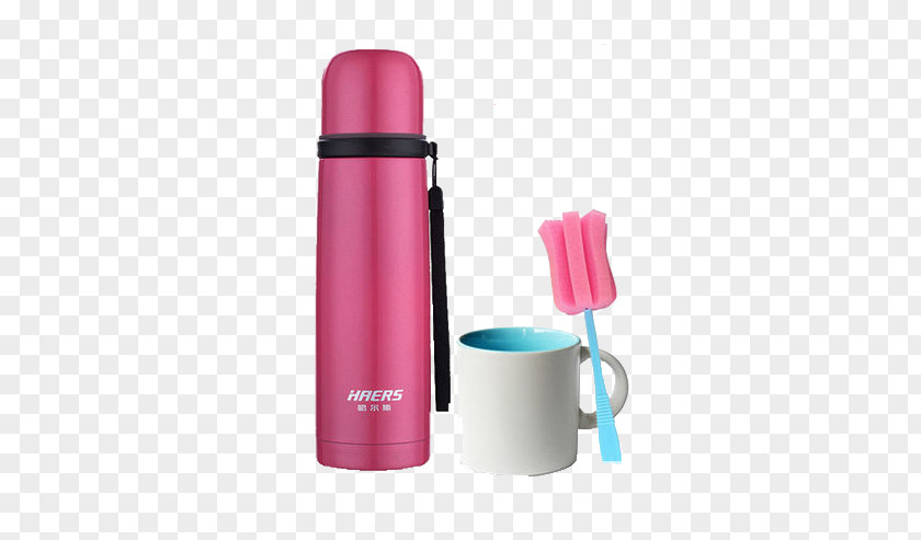 Portable Bullet Head Mug Vacuum Flask Cup Stainless Steel PNG