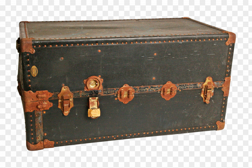 Retro Suitcase Trunk Furniture Baggage Table Armoires & Wardrobes PNG