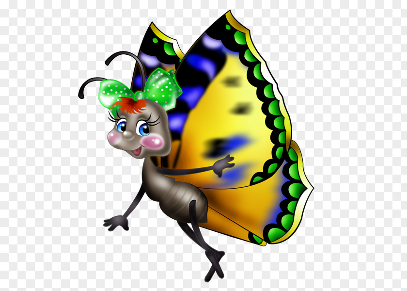 Wings Butterfly Cartoon Clip Art PNG